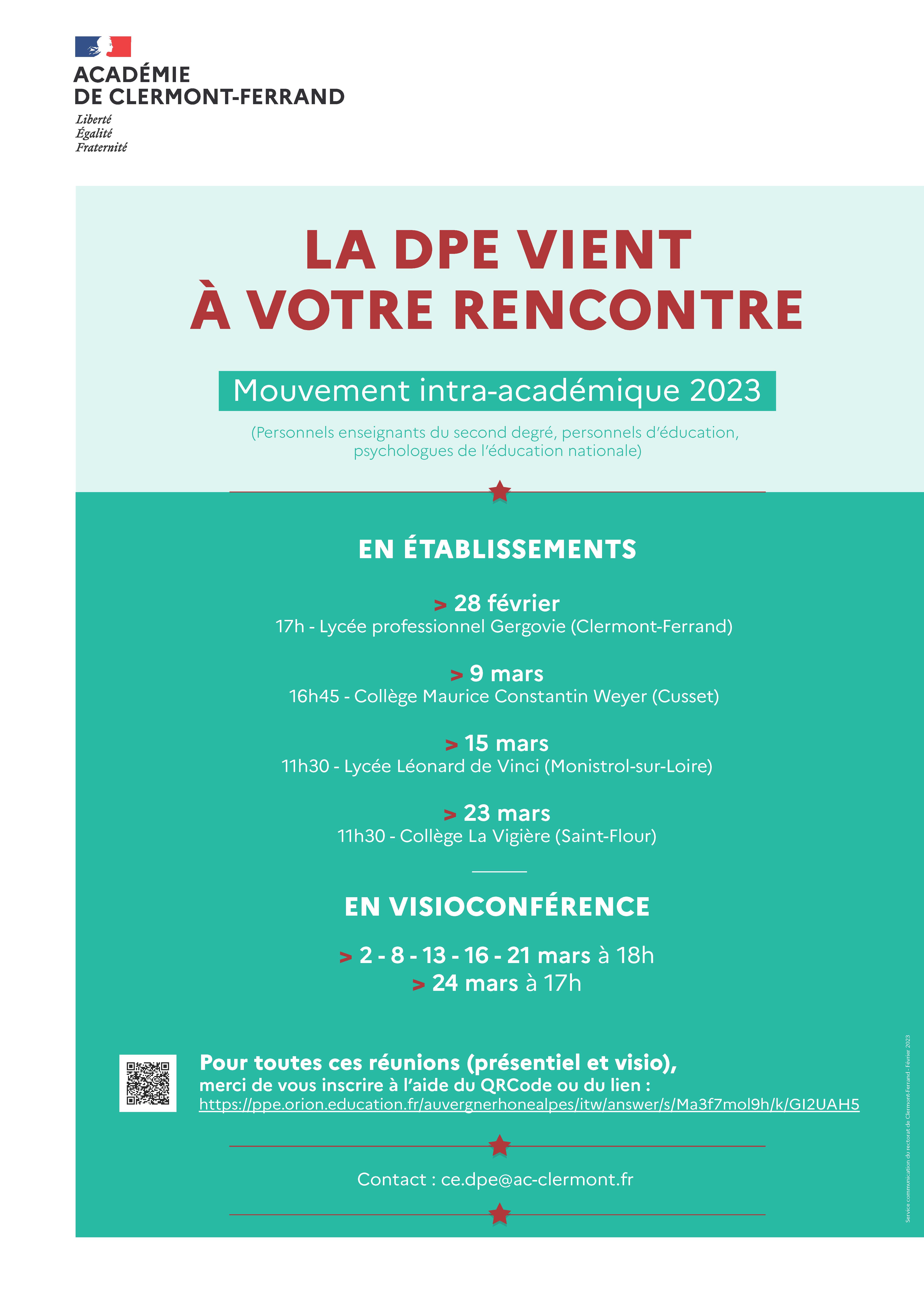 LA DPE VIENT À VOTRE RENCONTRE