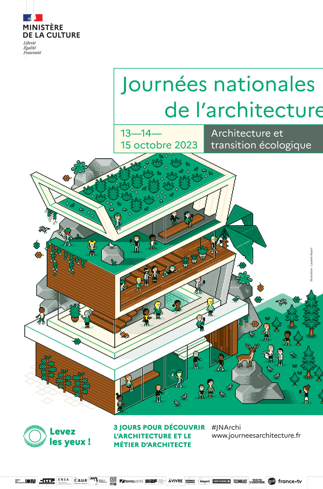 Journées nationales de l’architecture - 13—14— 15 octobre 2023 - Architecture et transition écologique