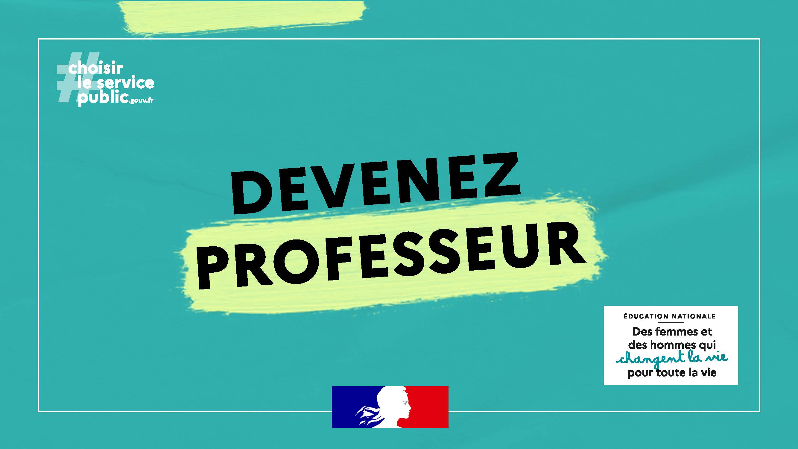 devenez professeur