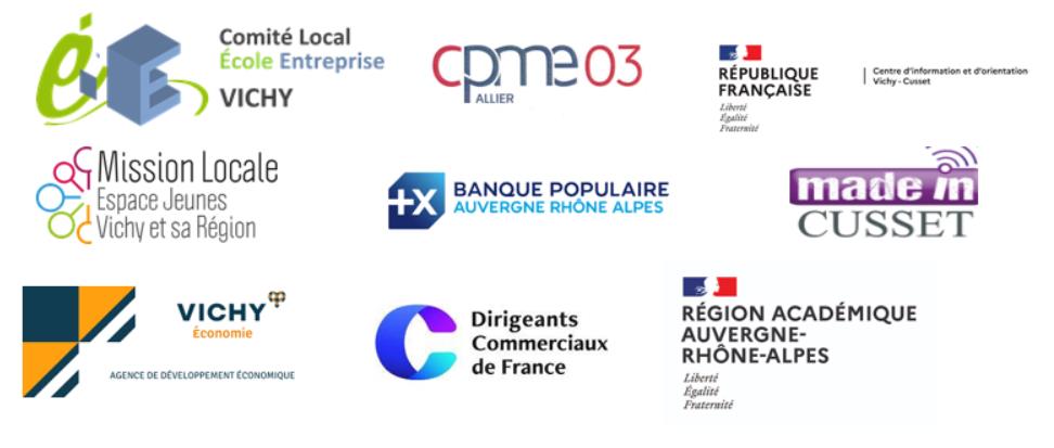 Partenaires salon des métiers Cusset 2024