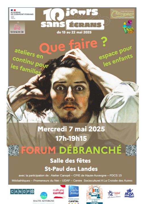 Affiche Forum débranché TER Val de Cère 2025