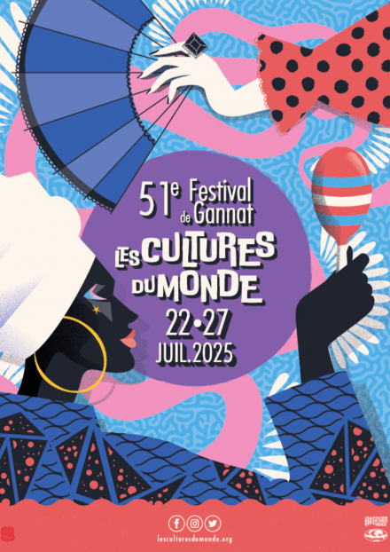 51e Festival Les Cultures du Monde Gannat (03) Du 22 au 27 juillet 2025