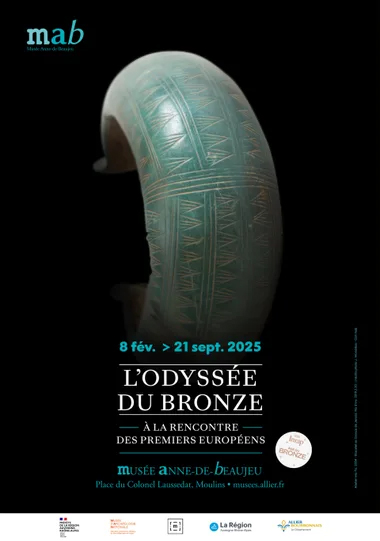 L’odyssée du Bronze : À la rencontre des premiers Européens  Musée Anne de Beaujeu – Moulins (03) Jusqu’au 21 septembre 2025
