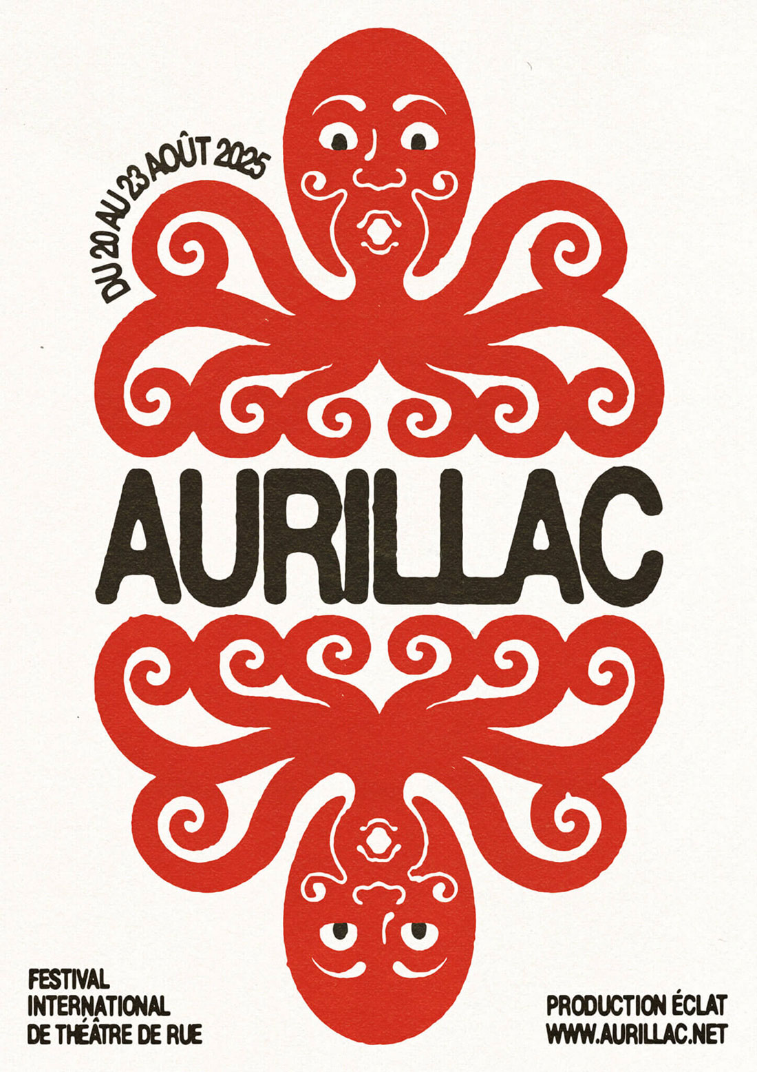 Festival International de Théâtre de Rue Aurillac (15) Du 20 au 23 août 2025