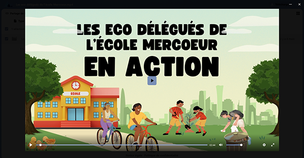 projet des éco-délégués de l’école Mercoeur 