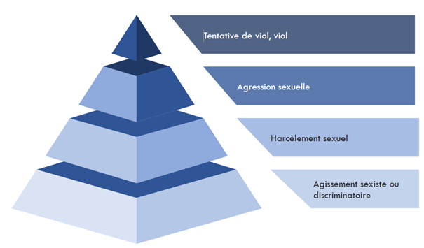 Continuum des Violences, les différents types de VSS