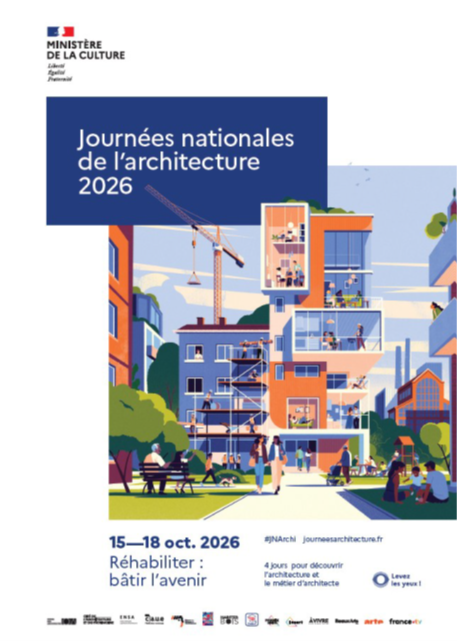 Affiche journées nationales de l'achitecture