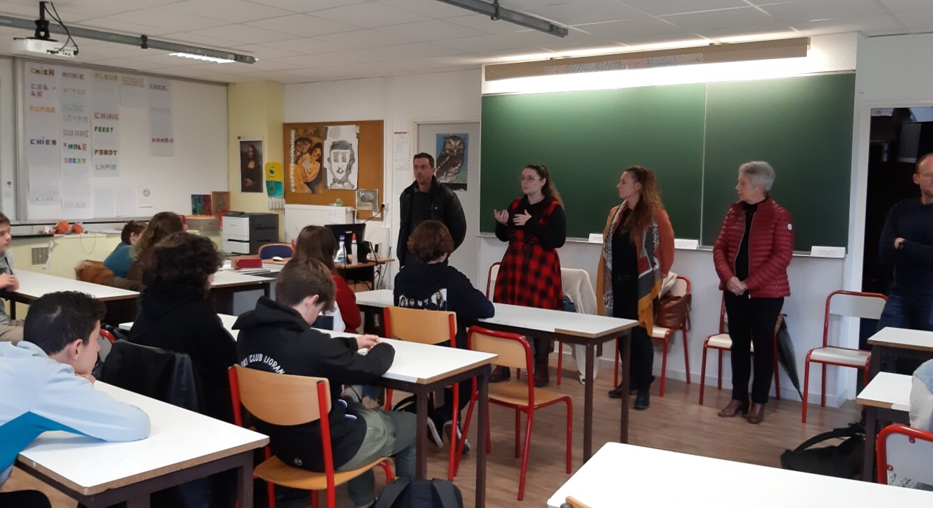 Une journée particulière au collège Jean de la Fontaine