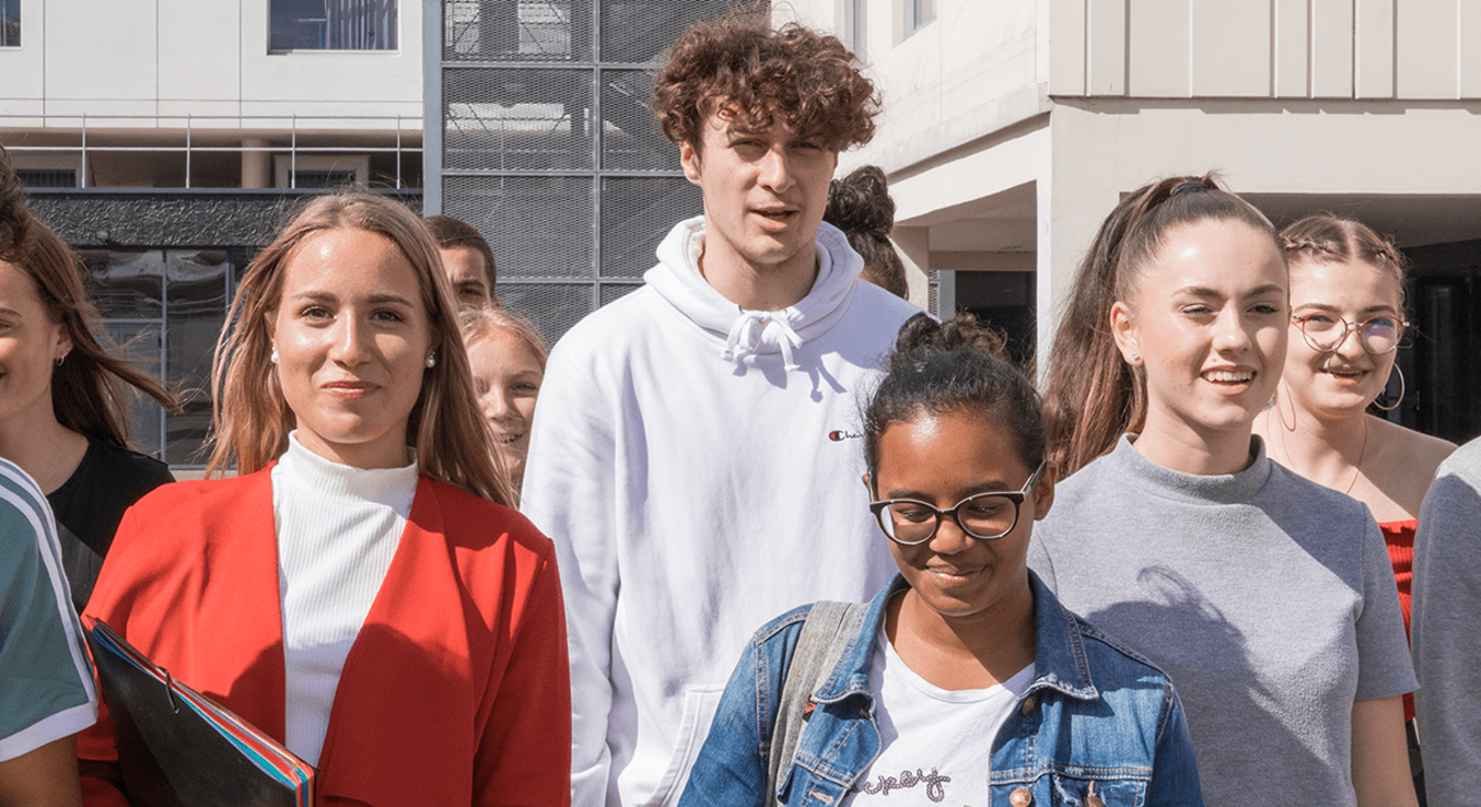 Photos groupe de lycéens