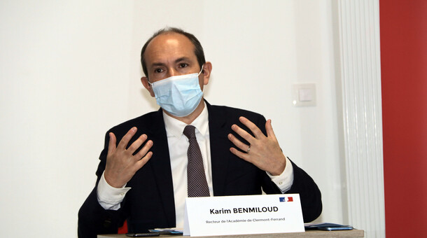 Karim Benmiloud recteur de l'académie de Clermont-Ferrand