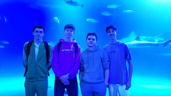 Dainy, Quentin, Mathéo et Bruno ont visité l’aquarium de Valence dimanche 28 janvier 2024.