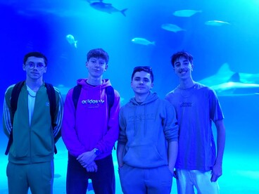 Dainy, Quentin, Mathéo et Bruno ont visité l’aquarium de Valence dimanche 28 janvier 2024.